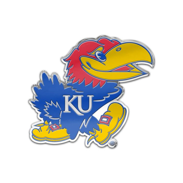 Kansas Jayhawks Auto Badge w/color