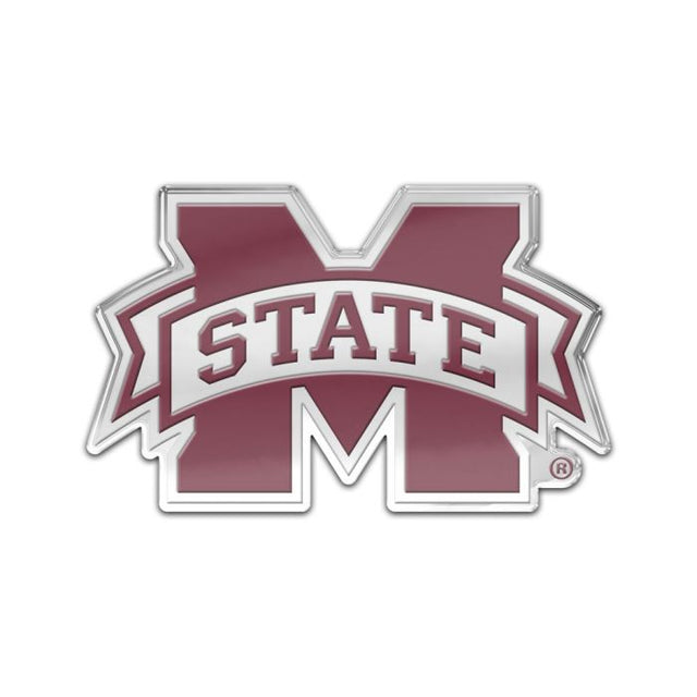Insignia para automóvil de Mississippi State Bulldogs con color