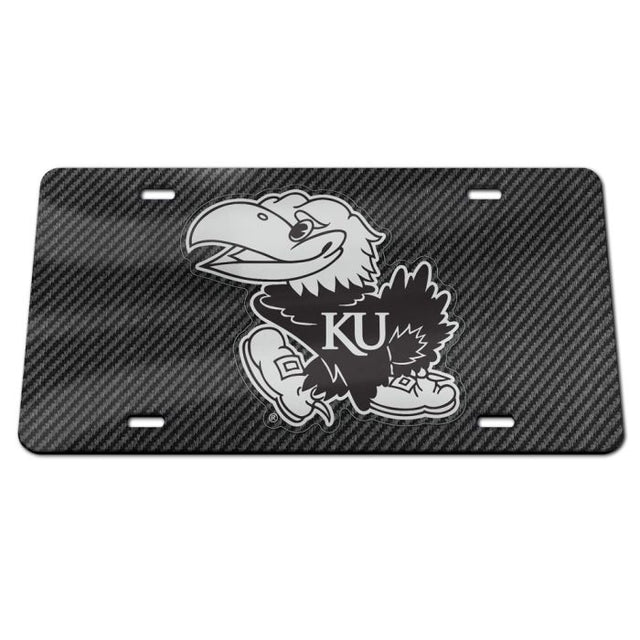 Kansas Jayhawks Specialty Acrylic License Plate