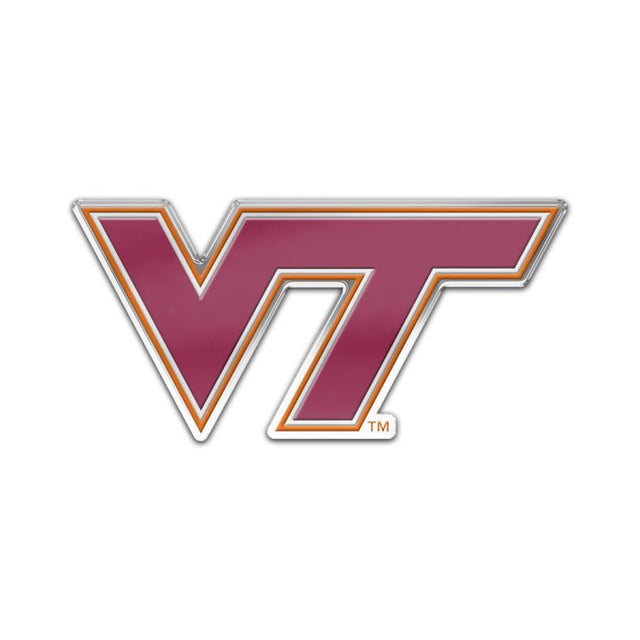 Virginia Tech Hokies Auto Badge w/color