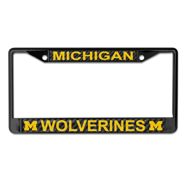 Michigan Wolverines Lic Plt Frame S/L Printed