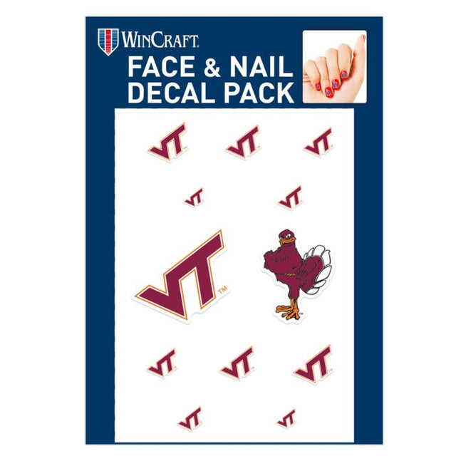 Virginia Tech Hokies Nail Cals