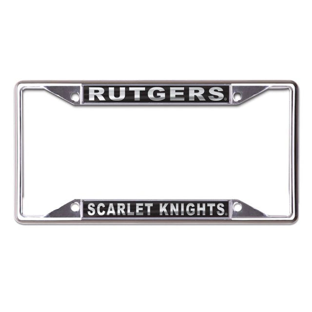 Marco de licenciatura en acero inoxidable estampado de Rutgers Scarlet Knights