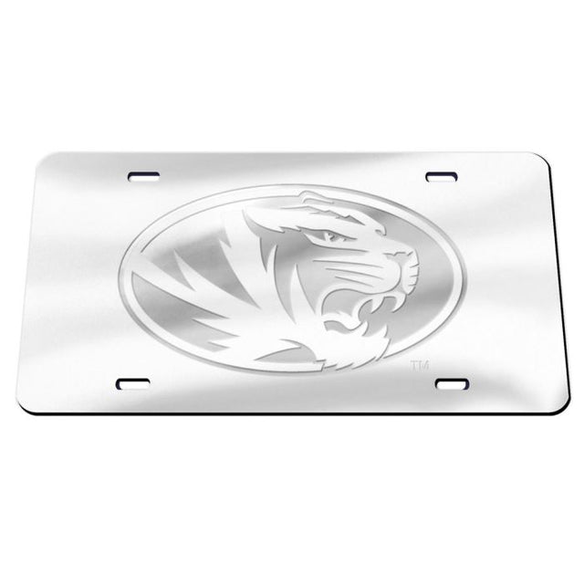 Matrícula acrílica especial de los Missouri Tigers