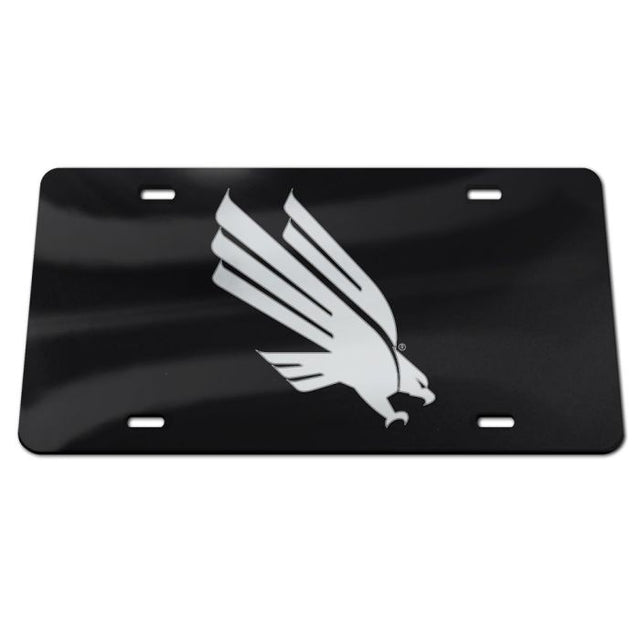 Placas de matrícula clásicas acrílicas Mean Green de North Texas