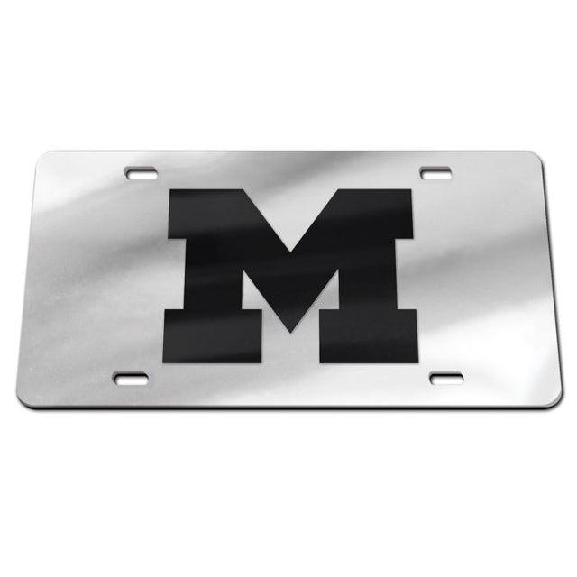 Michigan Wolverines Acrylic Classic License Plates