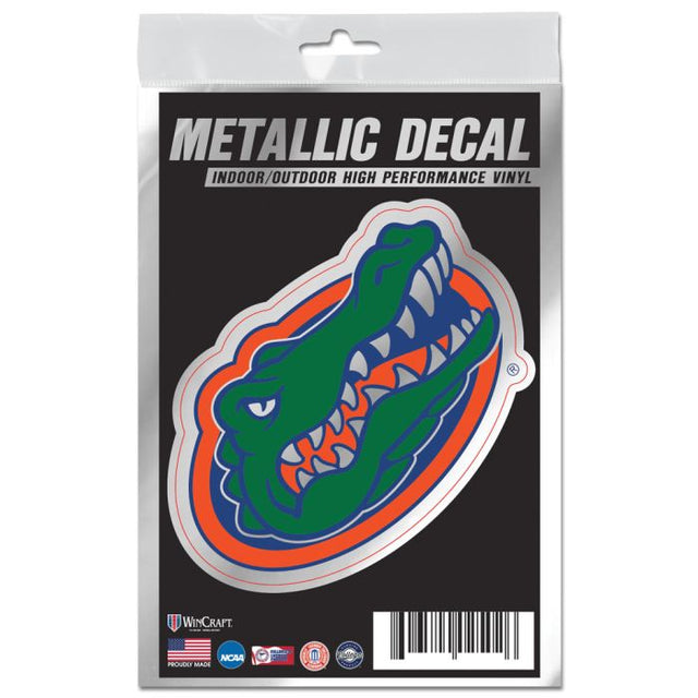 Calcomanía metálica de los Florida Gators de 3" x 5"