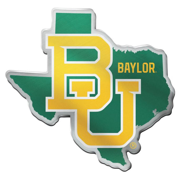 Emblema acrílico para automóvil de los Baylor Bears