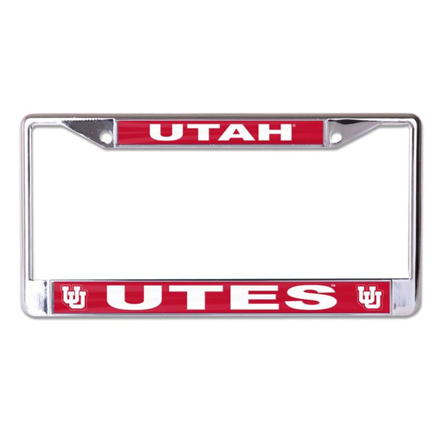 Utah Utes Lic Plt Frame S/L Printed