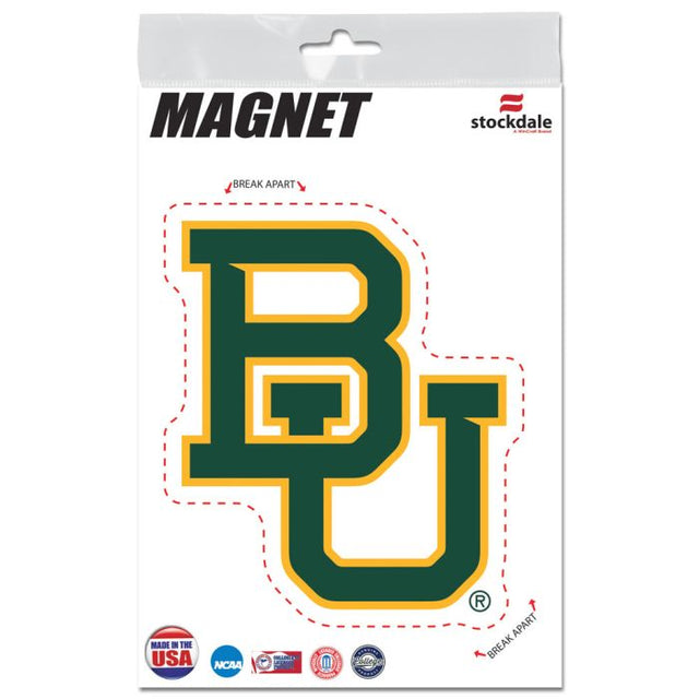 Imanes para exteriores de los Baylor Bears de 3" x 5"