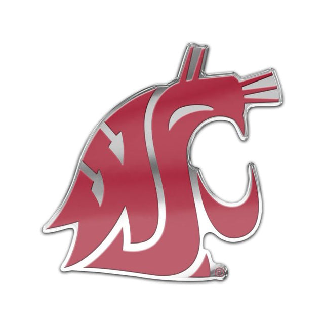 Insignia para automóvil de los Washington State Cougars con color