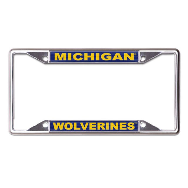 Michigan Wolverines Lic Plt Frame S/S Printed