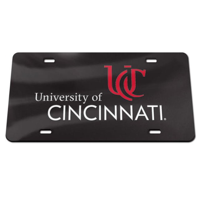 Matrícula acrílica especial de los Cincinnati Bearcats