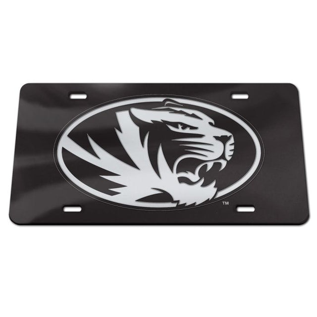 Matrícula acrílica especial de los Missouri Tigers