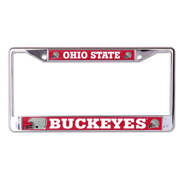 Ohio State Buckeyes HELMET MEGA Lic Plt Frame S/L Printed