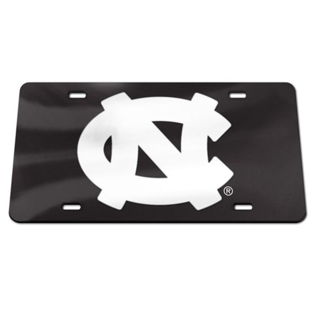 North Carolina Tar Heels BLACK Specialty Acrylic License Plate