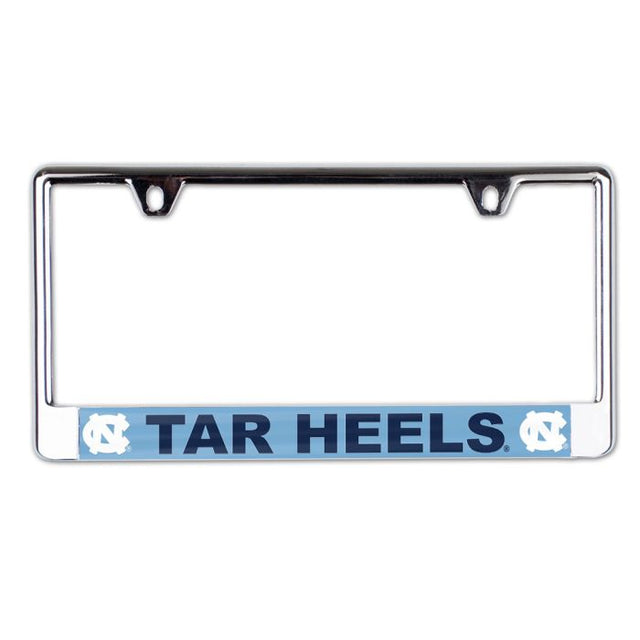 North Carolina Tar Heels Lic Plate Frame B/O Printed