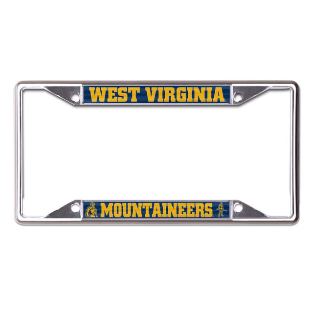 West Virginia Mountaineers MEGA Lic Plt Frame S/S Printed