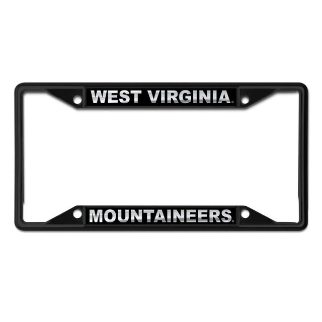 West Virginia Mountaineers BLACKOUT Lic Plt Frame S/S