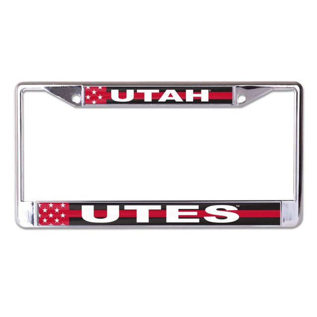 Utah Utes AMERICANA Lic Plt Frame S/L Printed