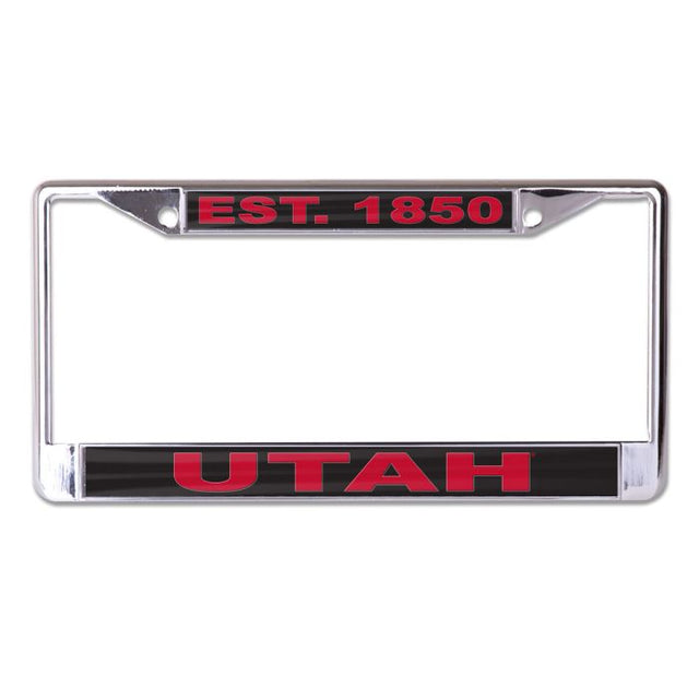 Utah Utes Lic Plt Frame S/L Printed