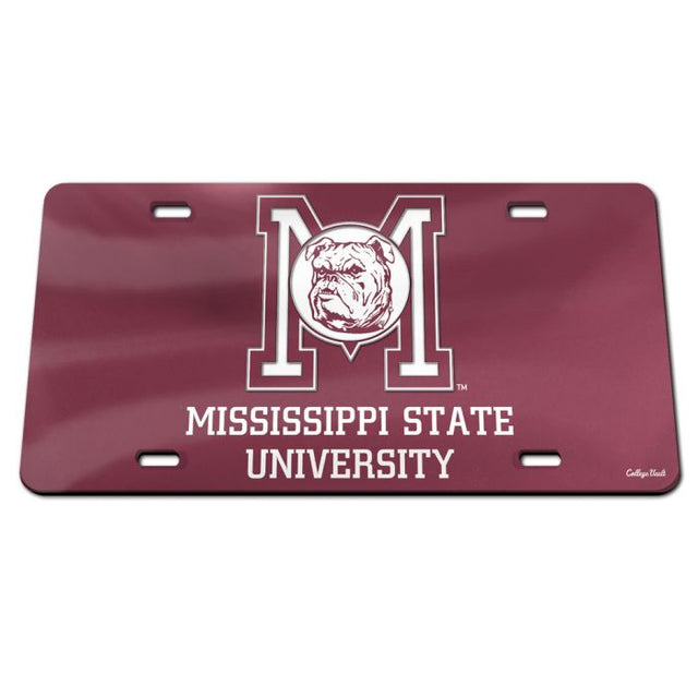 Matrícula acrílica especial de Mississippi State Bulldogs/College Vault