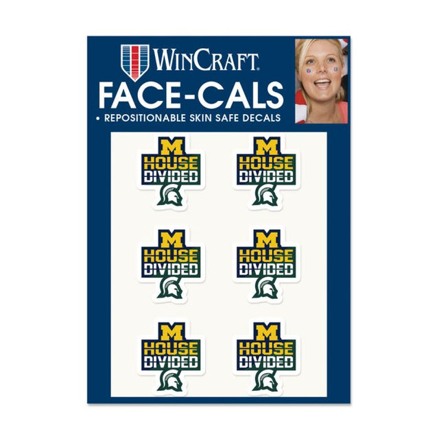 Michigan Wolverines / Michigan State Spartans HOUSE DIVIDED ; MICH Face Cals Rivalry