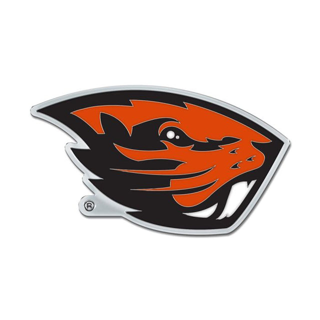 Oregon State Beavers Colored Chrome Free Form Auto Emblem