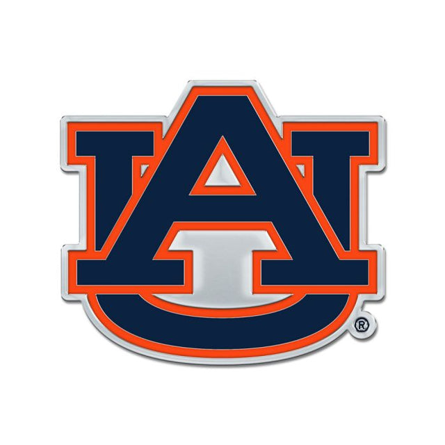 Auburn Tigers Colored Chrome Free Form Auto Emblem