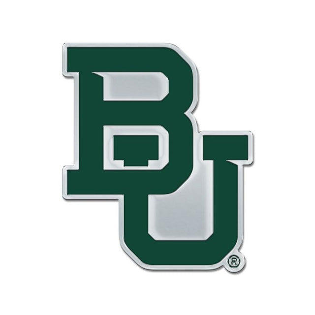 Emblema para automóvil de forma libre en cromo y color de los Baylor Bears