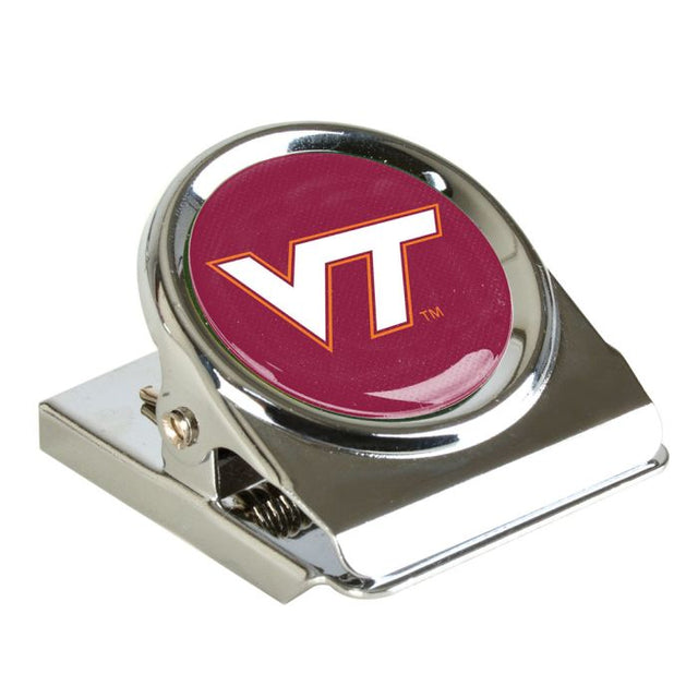 Virginia Tech Hokies Metal Magnet Clip