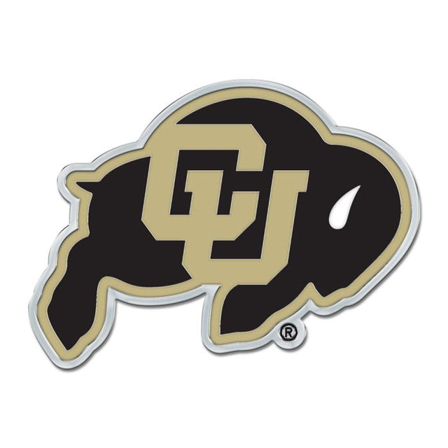 Colorado Buffaloes Colored Chrome Free Form Auto Emblem