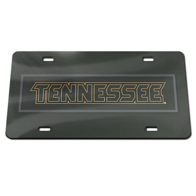 Matrícula acrílica especial de Tennessee Volunteers