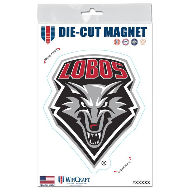 New Mexico Lobos Outdoor Magnets 3" x 5"