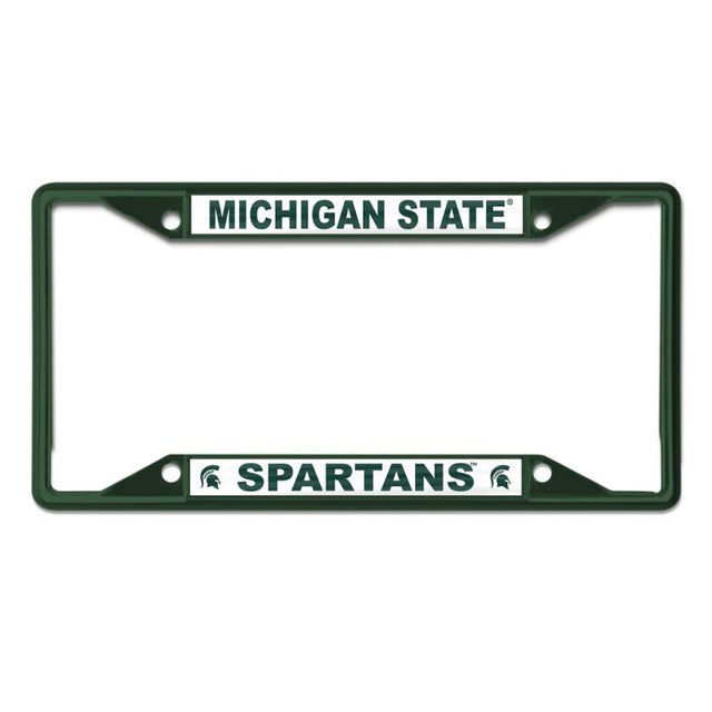 Camiseta de manga corta con marco de los Spartans de Michigan State, licencia de plutarco