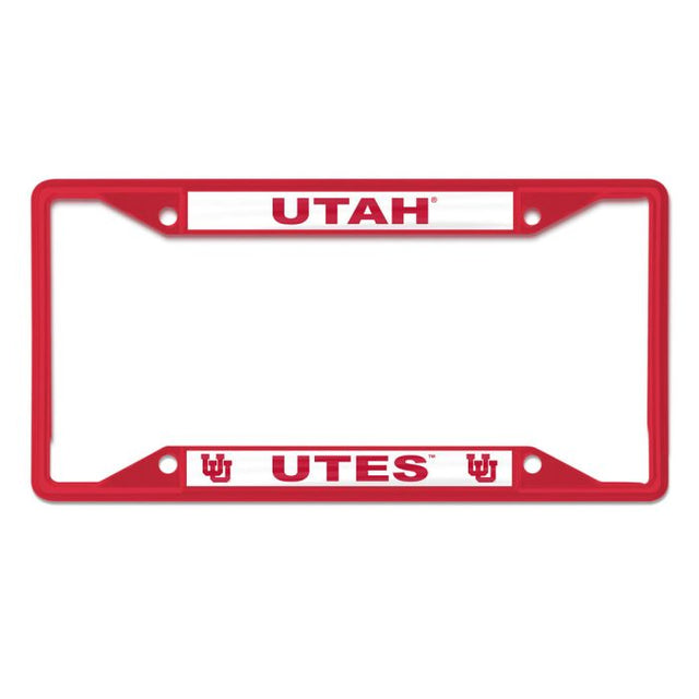 Utah Utes Lic Plt Frame S/S