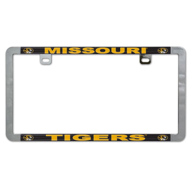 Marco delgado para placa de licencia de metal de los Missouri Tigers