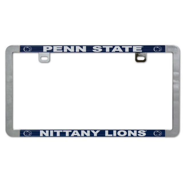 Penn State Nittany Lions Metal Lic. Plate Frame Slim