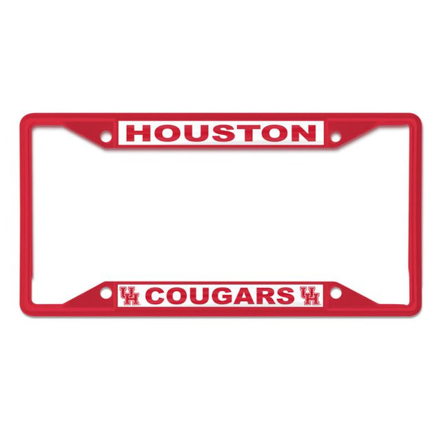 Marco de acero inoxidable con licencia de Houston Cougars
