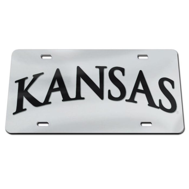 Kansas Jayhawks Acrylic Classic License Plates