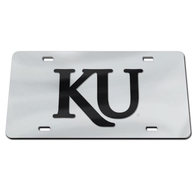 Kansas Jayhawks Acrylic Classic License Plates
