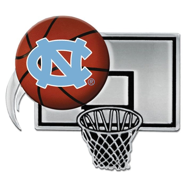 North Carolina Tar Heels Chrome Metal Domed Emblem