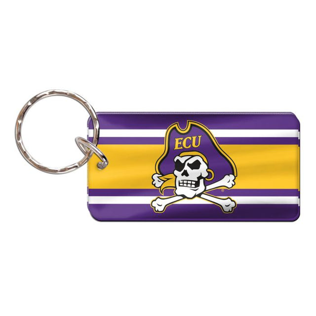 East Carolina Pirates Keychain Rectangle