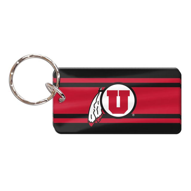 Utah Utes Keychain Rectangle