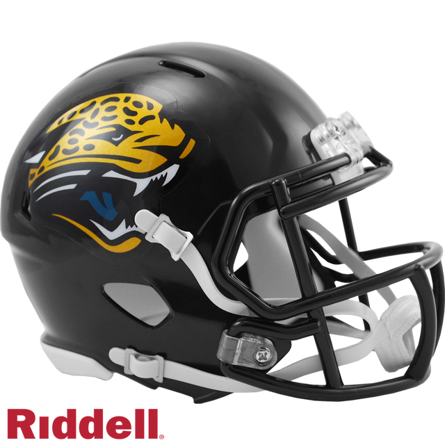Réplica de casco de los Jacksonville Jaguars Riddell Mini Speed Style 1995-2012 T/B