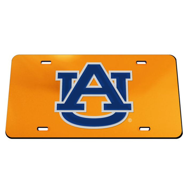 Auburn Tigers ORANGE BACKGROUND Specialty Acrylic License Plate