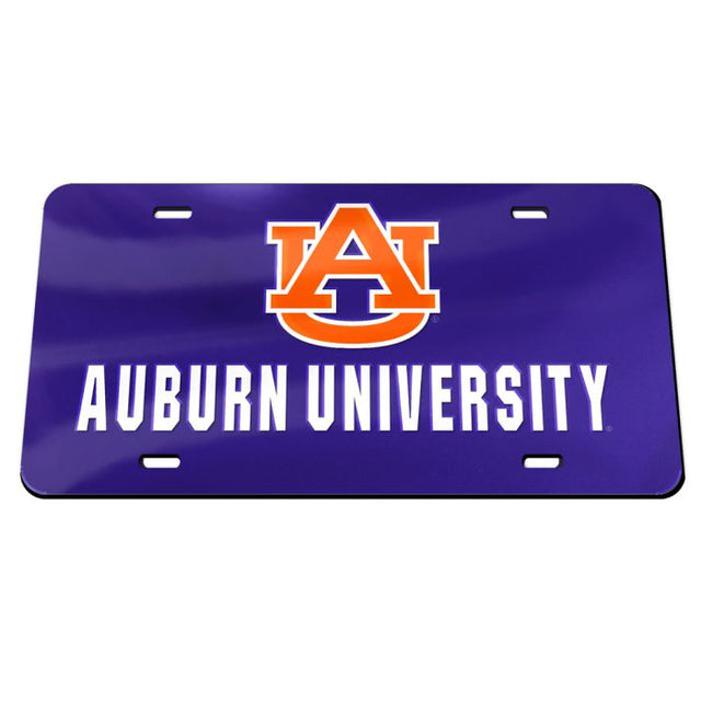 Auburn Tigers Specialty Acrylic License Plate