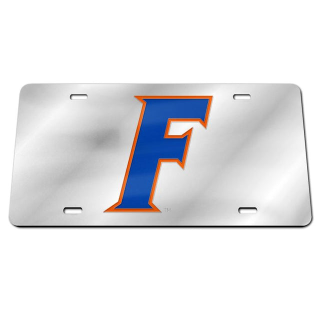 Placas de matrícula clásicas de acrílico con fondo azul y plateado de Florida Gators