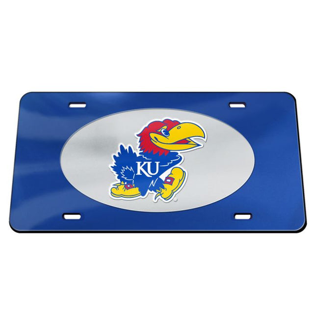Kansas Jayhawks Specialty Acrylic License Plate