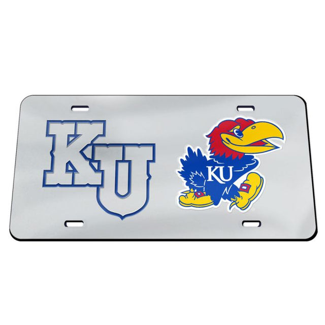 Kansas Jayhawks Specialty Acrylic License Plate